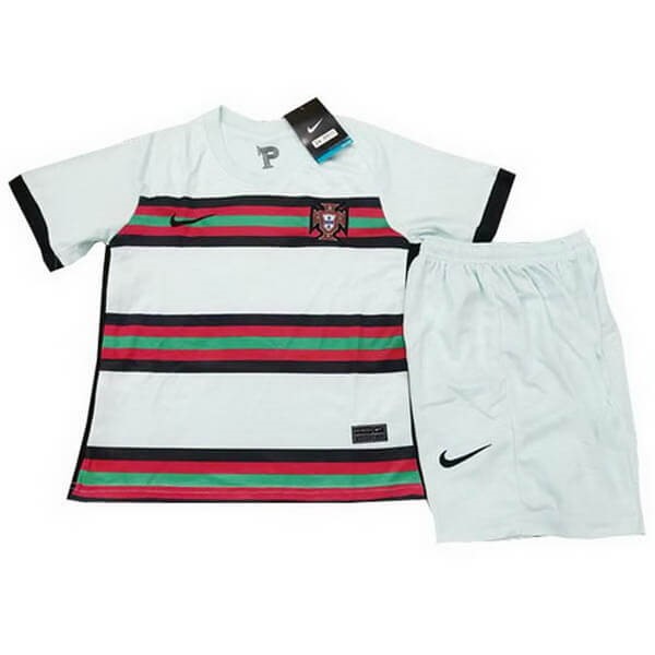 Replicas Camiseta Portugal 2ª Niños 2020 Blanco